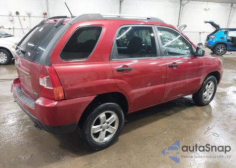 2010 Kia Sportage Lx V6 z USA, uszkodzony, nr VIN KNDKGCA35A7709093